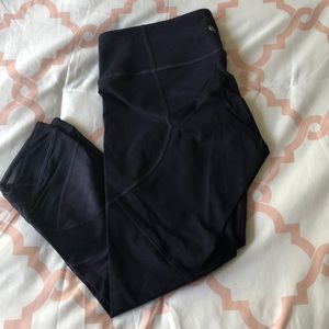 Purple Crop Lululemon Leggings